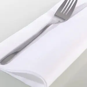 Servilleta blanca