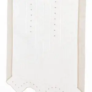 Cortina beige bordada a mano